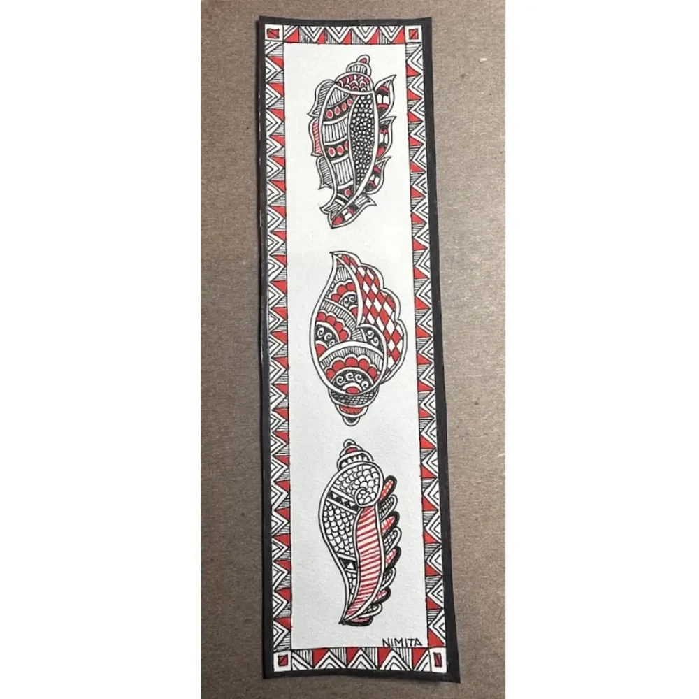 Madhubani Bookmark version 3