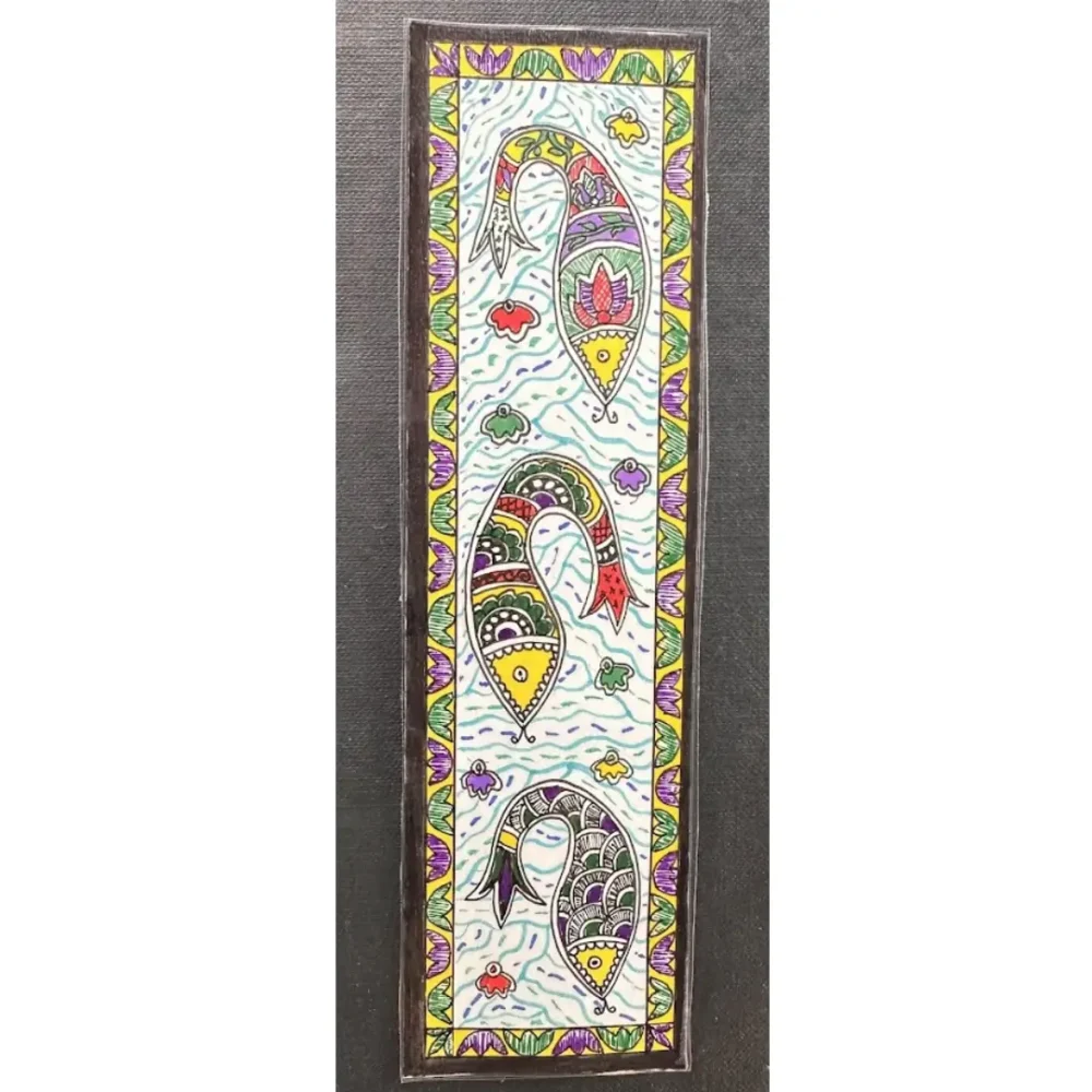 Madhubani Bookmark version 4